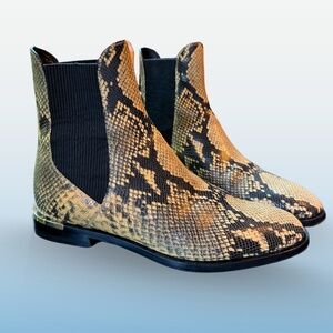 Jimmy Choo Snakeskin Booties